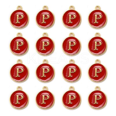 Golden Plated Alloy Enamel Charms LS-ENAM-S118-03P-1