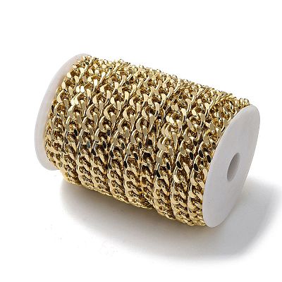 Oxidation Aluminum Diamond Cut Faceted Curb Chains CHA-H001-04KCG-1