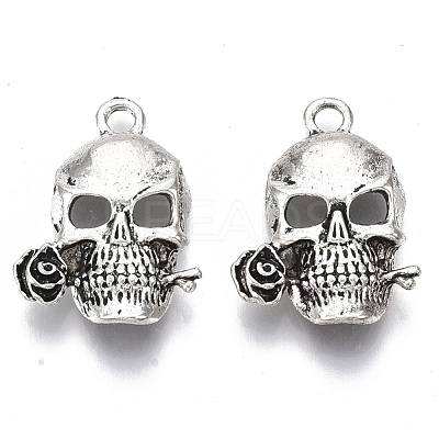 Tibetan Style Alloy Pendants X-TIBE-S320-054AS-LF-1