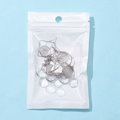 DIY Geometry Dangle Earrings Making Kit DIY-FS0002-82-1