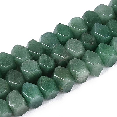 Natural Green Aventurine Beads Strands G-D091-A28-1