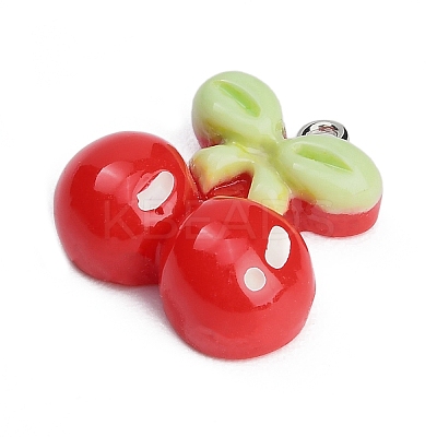 Resin with Alloy Pendants RE-CBA08CD-09B-1