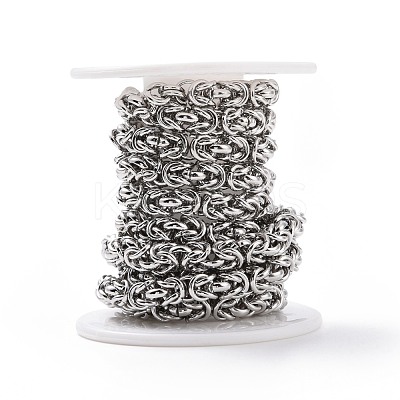 Tarnish Resistant Handmade 304 Stainless Steel Rope Chains CHS-L024-007P-1