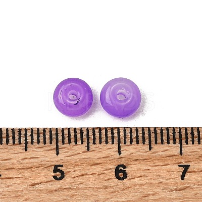 Baking Paint Imitation Jade Glass Beads DGLA-C005-A01-3x6mm-10-1