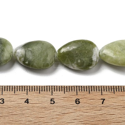 Natural Chinese Southern Jade Beads Strands G-P528-L26-01-1