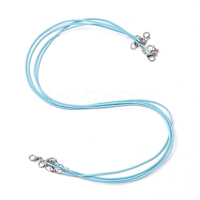 Waxed Polyester Cord Necklace Making AJEW-PH01341-10-1