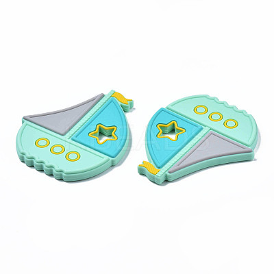 Food Grade Eco-Friendly Silicone Focal Beads SIL-N002-15B-1