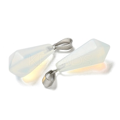 Opalite Pointed Pendants G-B127-15P-07-1