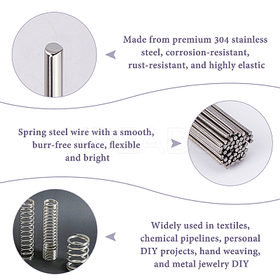 304 Stainless Steel Wire FIND-WH0366-077P-02-1