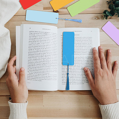 DIY Blank Bookmark Making Kit DIY-GL0004-30-1