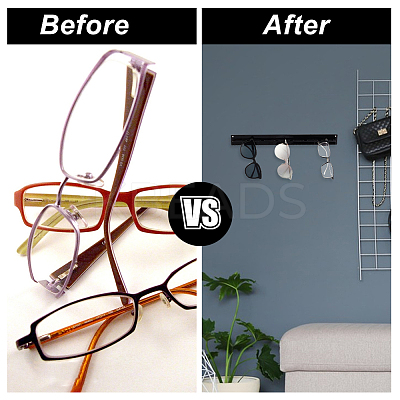 2 Sets 2 Colors Acrylic Sunglasses Organizer Holder AJEW-GA0006-41-1