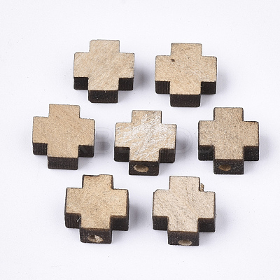 Natural Wooden Beads WOOD-S050-42B-02-1