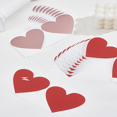 40Pcs 2 Colors Coated Scratch Off Film Password Sticker DIY-LP0004-03-1