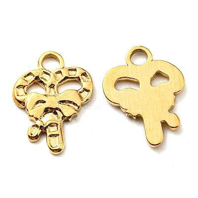 Ion Plating(IP) 304 Stainless Steel Charms STAS-Q248-04G-1