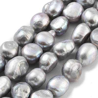 Dyed Natural Cultured Freshwater Pearl Beads Strands PEAR-P062-30C-1
