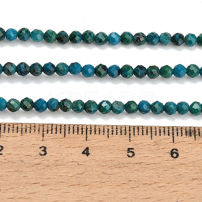 Natural Chrysocolla Beads Strands GG-CBA77FB-B12-3mm-1