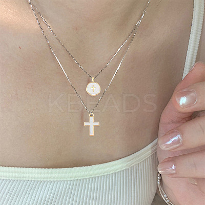 36Pcs 6 Styles Alloy & Brass Enamel Pendants FIND-AR0004-72-1