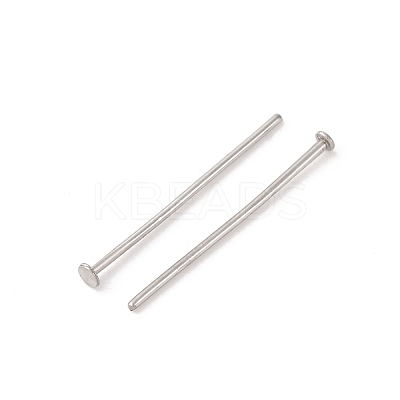 Tarnish Resistant 304 Stainless Steel Flat Head Pins STAS-D448-B-13P-1
