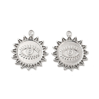 Tarnish Resistant 304 Stainless Steel Pendant Rhinestone Settings LS-STAS-B032-35P-1