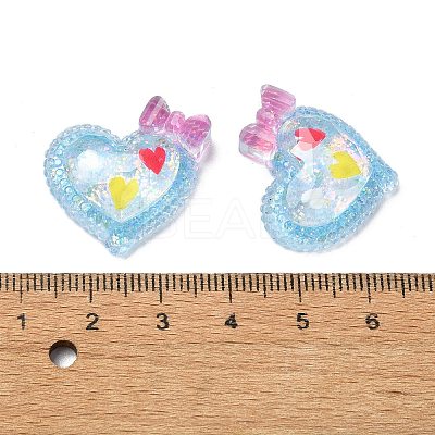 Transparent Epoxy Resin Decoden Cabochons CRES-I030-03B-1