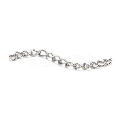 Tarnish Resistant 304 Stainless Steel Chain Extender X-CHS-R005-1