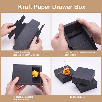 Kraft Paper Drawer Box CON-YW0001-03A-B-1