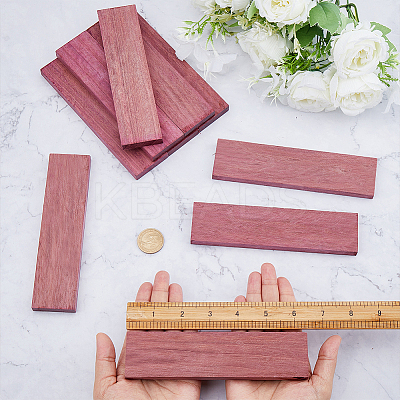 Rectangle Wood Crafting Supplies LS-DIY-WH0591-304A-1