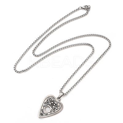Heart Pendant Necklaces LS-NJEW-A023-03P-1