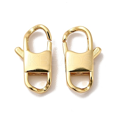 Brass Lobster Claw Clasps KK-J301-18G-1