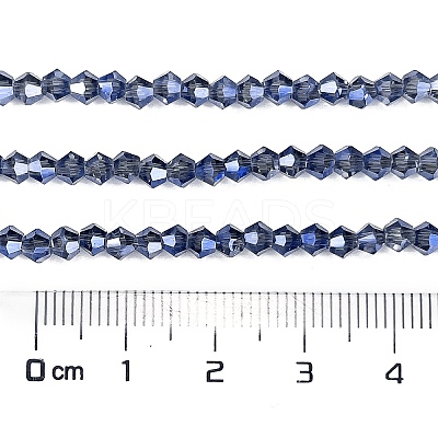Transparent Electroplate Glass Beads Strands LS-EGLA-A039-T3mm-UA10-1