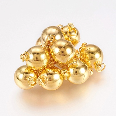 Brass Magnetic Clasps with Loops X-MC022-NFG-1