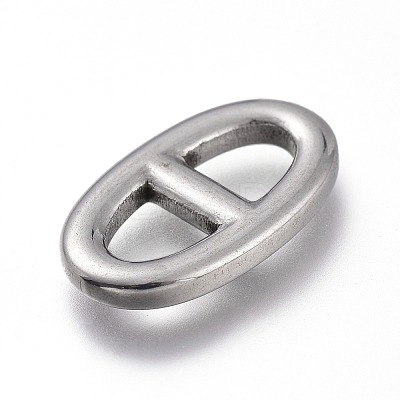 Tarnish Resistant 304 Stainless Steel Connector Charms STAS-H120-11P-1