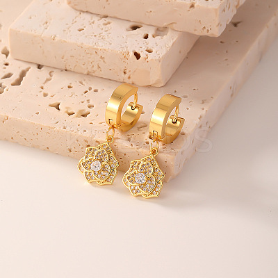 Geometric Hoop Earrings with High-end and Elegant Style LE2027-3-1