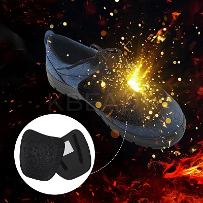 Cowhide Anti-impact Safety Protection Cover Plate AJEW-WH0696-118B-1