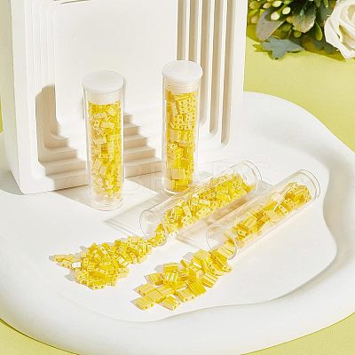 530Pcs 2 Style 2-Hole Glass Seed Beads SEED-NB0001-74-1