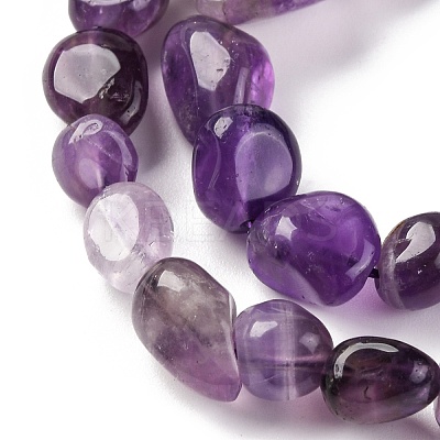 Natural Amethyst Beads Strands G-G146-A09-01-1