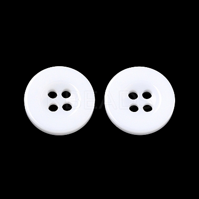 Resin Buttons RESI-D033-15mm-01-1