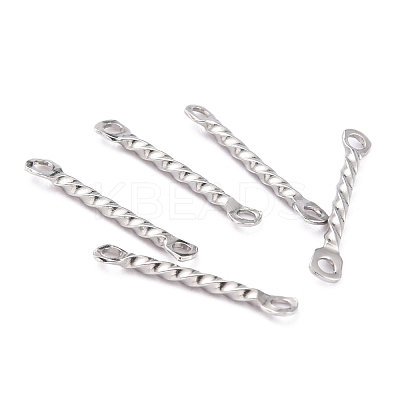 Tarnish Resistant 201 Stainless Steel Links Connectors STAS-B011-02B-P-1