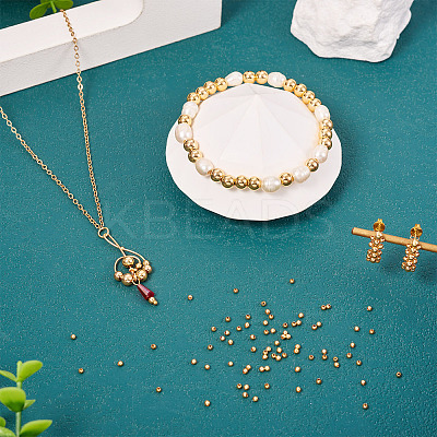 Rack Plating Brass Beads KK-TA0001-88G-01-1