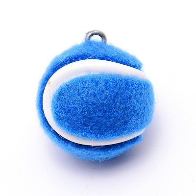 Cloth Fabric Pendants FIND-TAC0006-27F-1