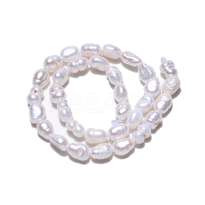 Natural Cultured Freshwater Pearl Beads Strands PEAR-N014-04E-01-1