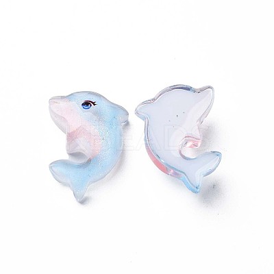 Transparent Epoxy Resin Cabochons X-CRES-S365-42-1