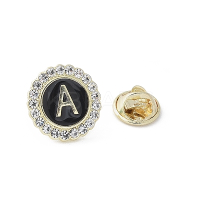 Letter Enamel Pins JEWB-S042-03A-G-1