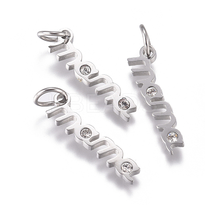 316 Surgical Stainless Steel Pendants STAS-L242-05P-1