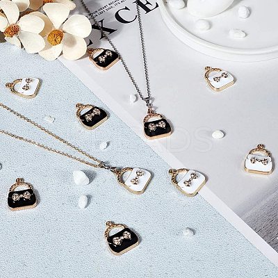 Golden Plated Alloy Pendants ENAM-NB0001-08G-1
