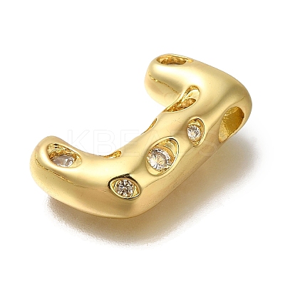 Brass with Cubic Zirconia Pendants KK-Q818-03J-G-1