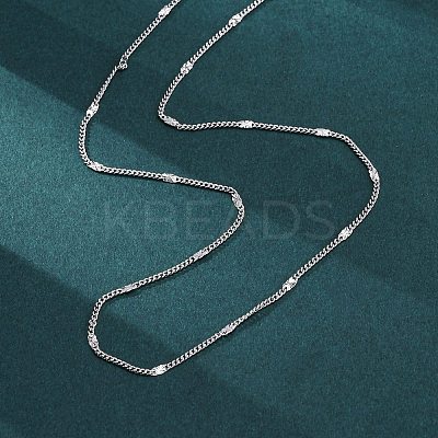 Brass Curb Chains Necklaces for Women NJEW-D302-06P-1