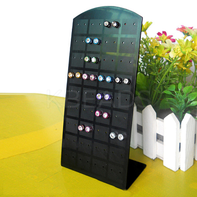Multi Holes Acrylic Slant Back Earring Display Stands LS-PAAG-PW0012-56A-1