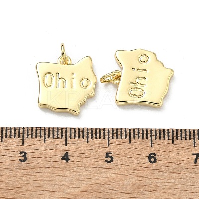 Brass Pendants KK-D229-22H-G-1