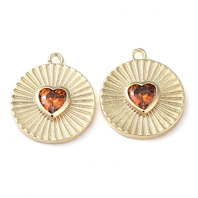 Real 18K Gold Plated Brass Pendants KK-F862-02G-02-1